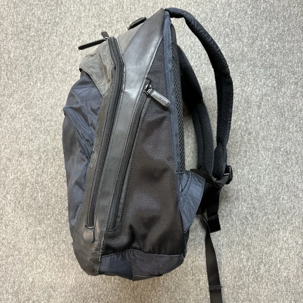 Tumi Backpack Virtue Diligence Black Ballistic Nylon Laptop Work School